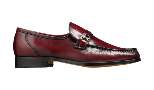 Wade - Burgundy Kid Loafer