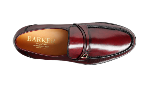 Wade - Burgundy Kid Loafer