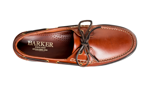 Wallis - Brown Oiled Calf Boat Shoe