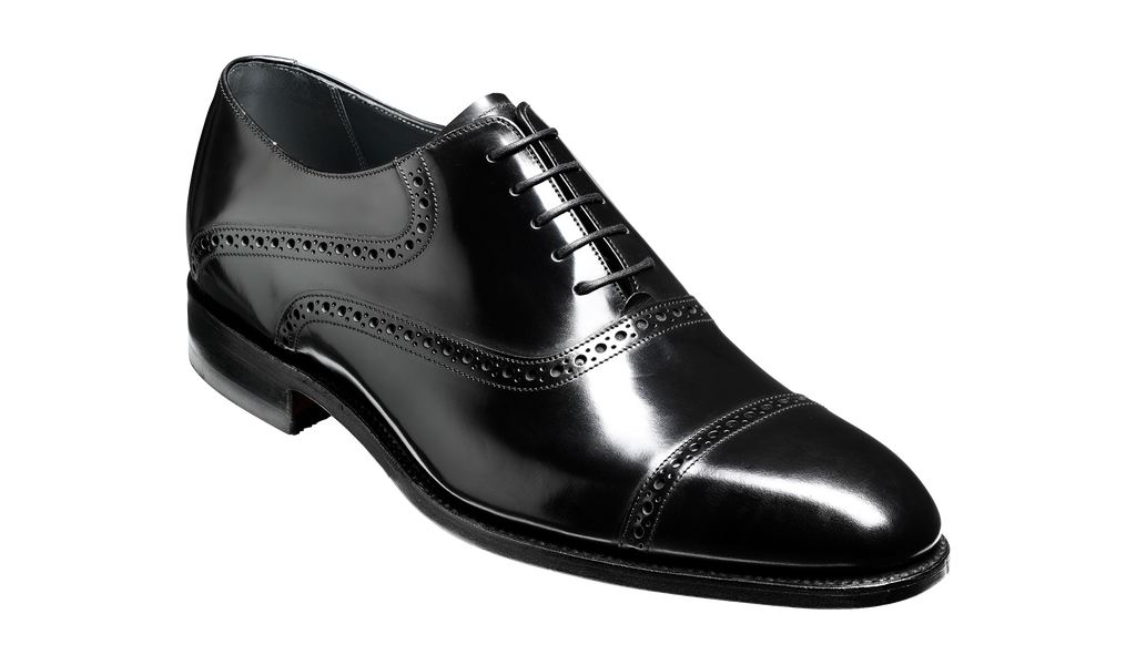 Wilton - Black Hi-Shine Oxford | Mens Oxford Wilton - Black Hi-Shine Oxford | Mens Oxford