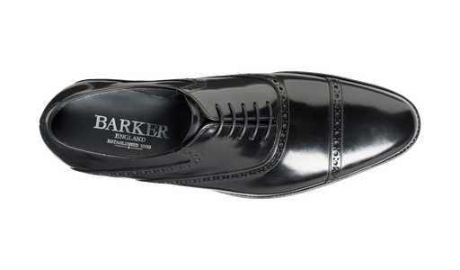 Wilton - Black Hi-Shine Oxford