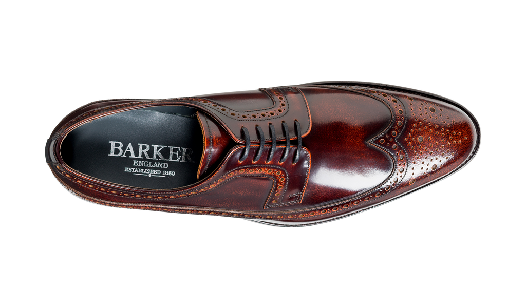 Woodbridge - Brandy Hi-Shine | Mens Derby Shoes | | Barker