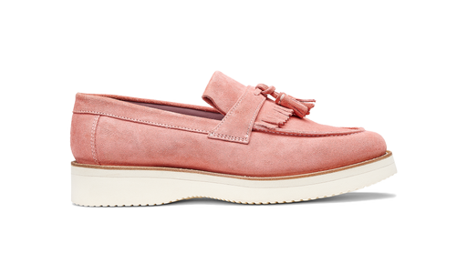 Abbie - Pink Suede