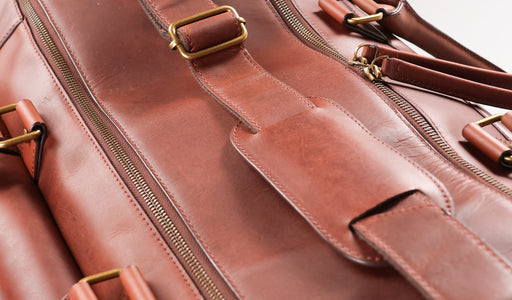 Stafford – Weekender Bag Brown Oiled Pull-Up