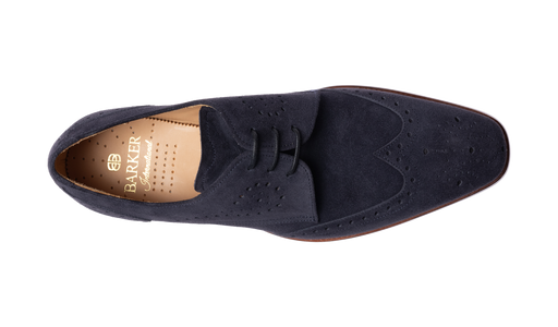 George - Dark Blue Suede