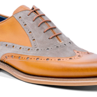 Abingdon - Cedar Calf/Parchment Suede