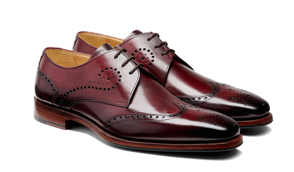 George - Burgundy Hand Patina