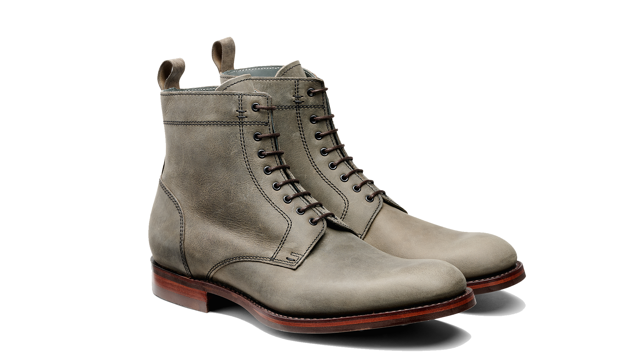 Logan - Grey Waxy Calf | Barker Shoes USA Logan - Grey Waxy Calf | Barker Shoes USA