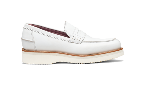 Maddie - White Leather