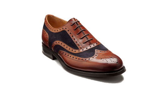 Ossett - Walnut Calf Navy Suede