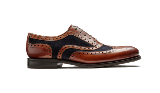 Ossett - Walnut Calf Navy Suede