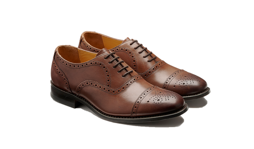Oxford Brogue - Dark Tan Calf