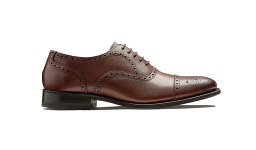 Oxford Brogue - Dark Tan Calf