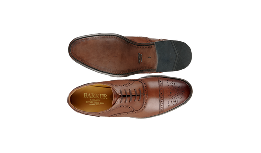Oxford Brogue - Dark Tan Calf