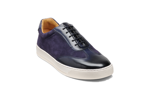 Stig - Navy Suede Calf