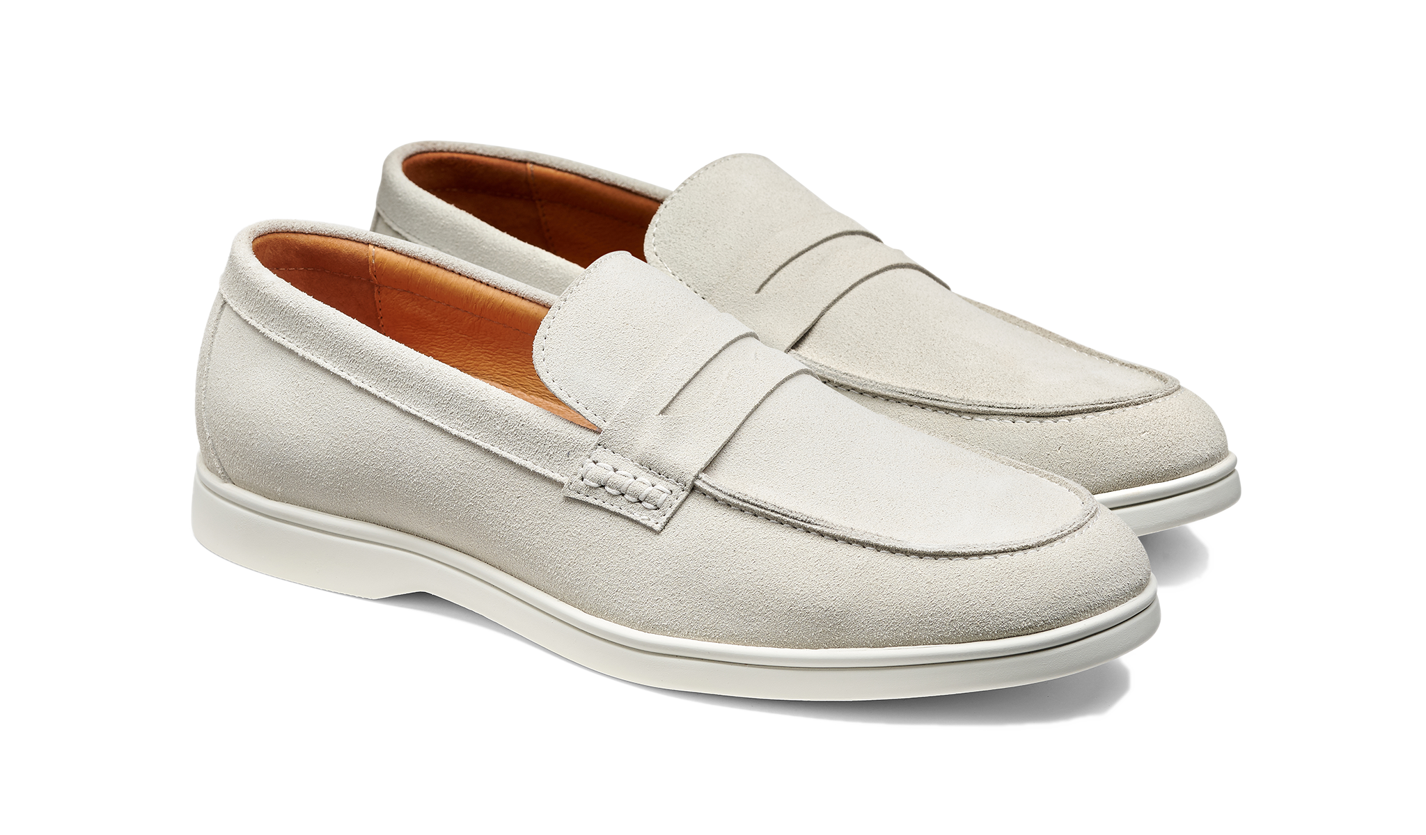 Santiago - White Suede White Sole Santiago - White Suede White Sole