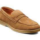 Santiago - Tan Suede Caramel Sole