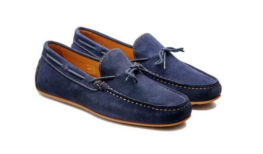 Silverstone - Navy Suede
