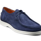Vigo - Navy Suede White Sole