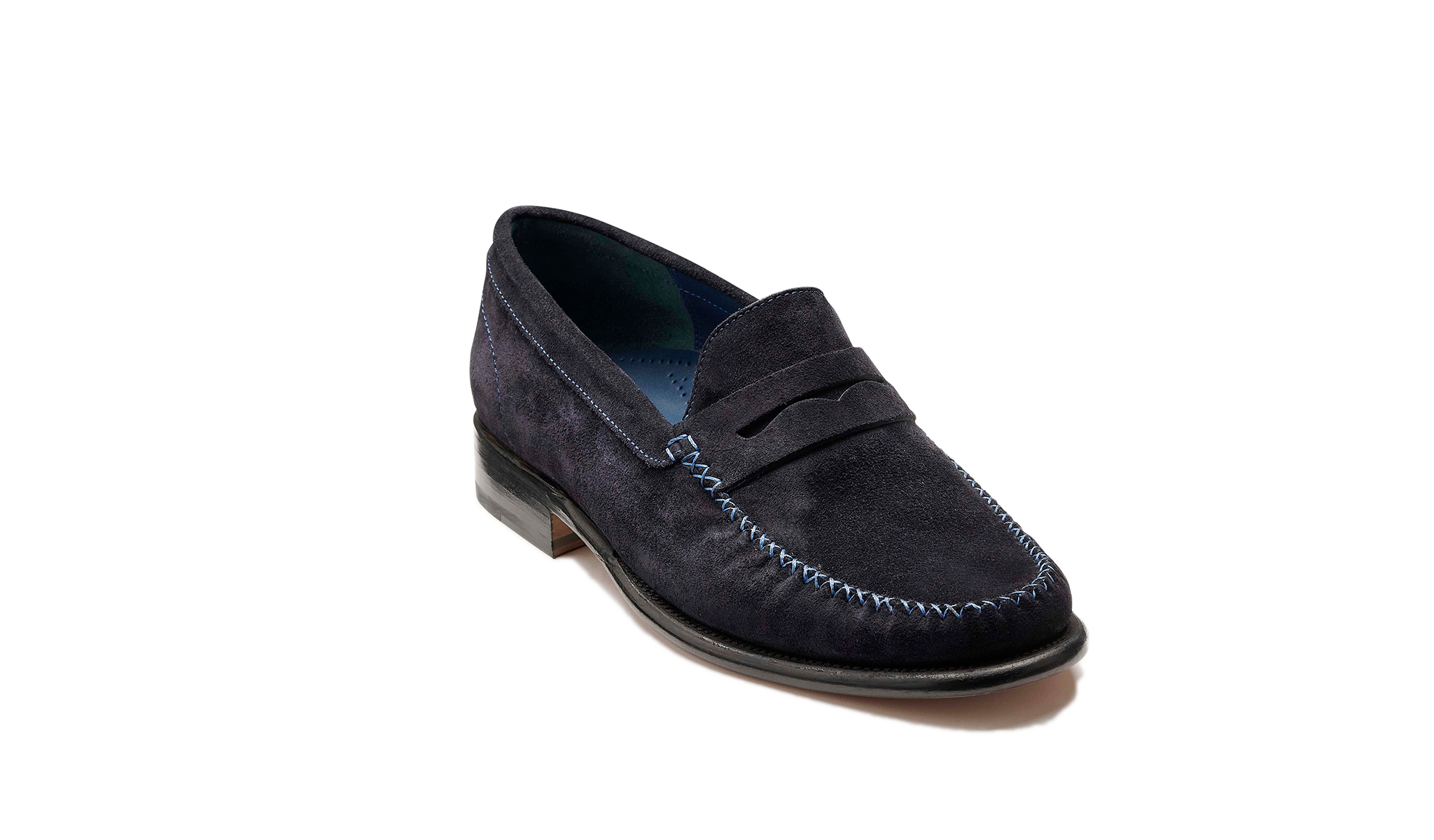 mens navy blue suede dress shoes Wholecut Blue Suede Shoes for Men's Blue Dress Shoes