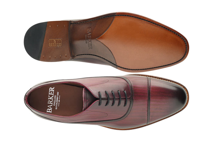 barker Chingford - Hand Brushed Burgundy