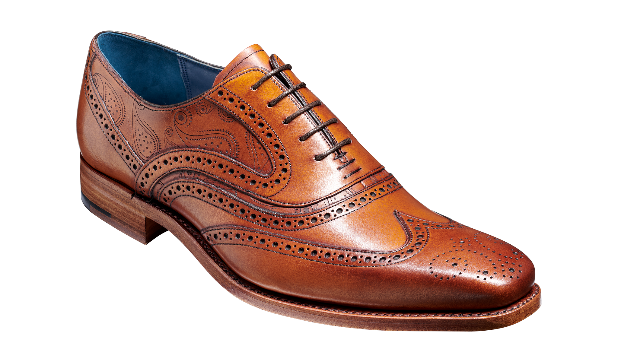 McClean - Antique Rosewood Paisley | Mens Oxford Brogue| | Barker McClean - Antique Rosewood Paisley | Mens Oxford Brogue| | Barker