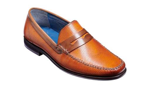 William - Rosewood Perf Hand Painted / Brown Saddle