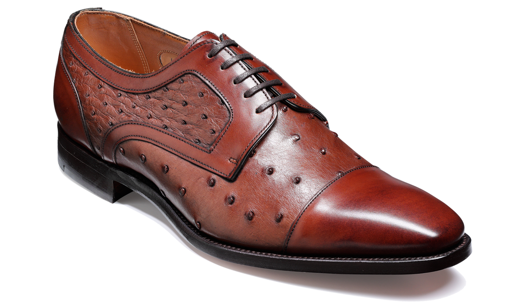 Bach - Brown Calf / Ostrich | Barker Shoes USA Bach - Brown Calf / Ostrich | Barker Shoes USA