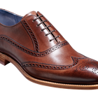 Valiant - Ebony Hand Painted Oxford Brogue