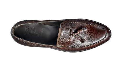 Newborough - Dark Brown Grain Loafer Shoe