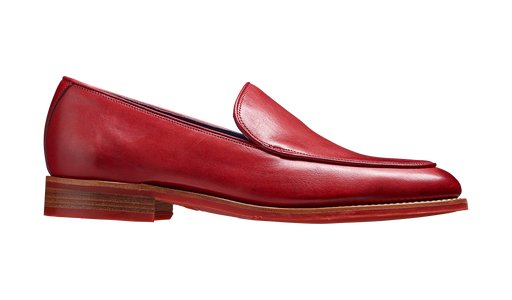 Toledo - Red Hand Painted Loafer