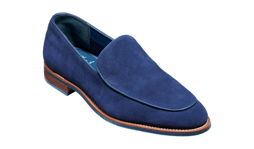 Toledo - Pacific Blue Suede Loafer