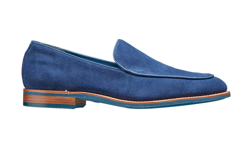 Toledo - Pacific Blue Suede Loafer