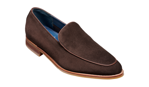 Toledo - Bitter Choc Suede Loafer