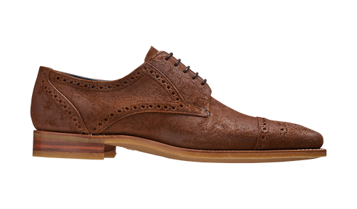 Nixon - Brown Burnished Suede Brogue