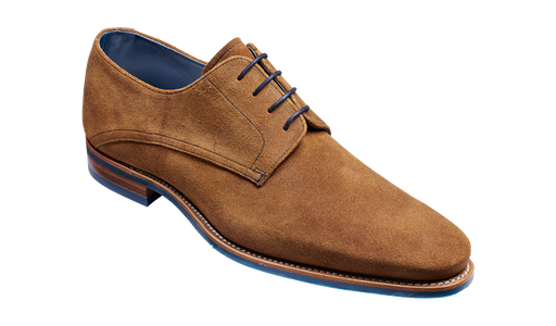 Max - Tan Burnished Suede Derby Shoe