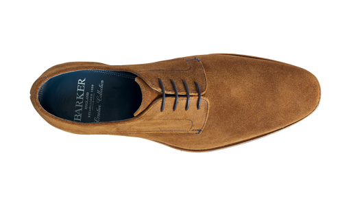 Max - Tan Burnished Suede Derby Shoe