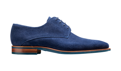 Max - Navy Suede Derby Shoe