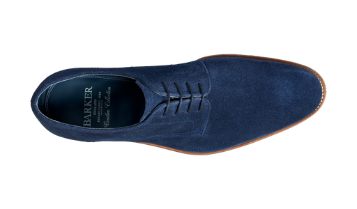 Max - Navy Suede Derby Shoe