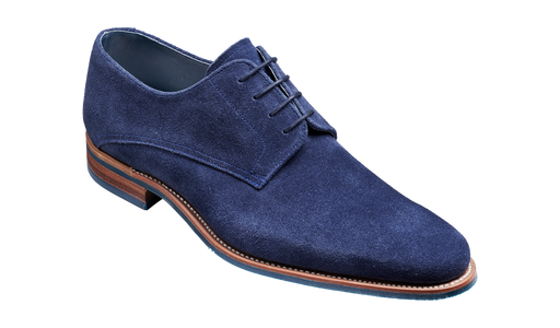 Max - Navy Suede Derby Shoe