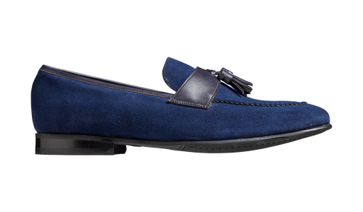 Selby - Dark Navy Suede Loafer