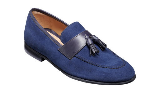 Selby - Dark Navy Suede Loafer
