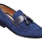 Selby - Dark Navy Suede Loafer