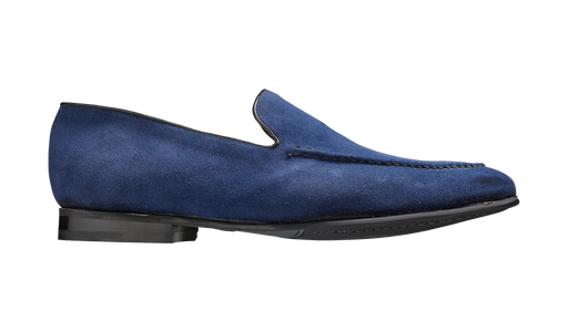 Swanage - Dark Navy Suede Loafer