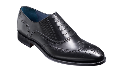 Timothy Black Calf Mens Oxford Brogue Barker Shoes USA