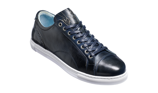 Ethan - Navy Hand Painted - Sneaker Shoe