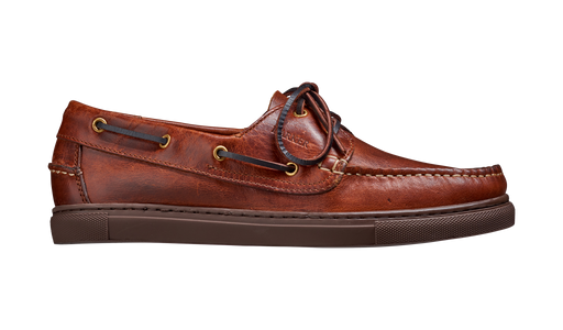 Henri - Brown Pull-Up Calf - Deck or Boat shoe