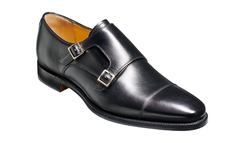 Edison - Black Calf - Monk Strap Shoe