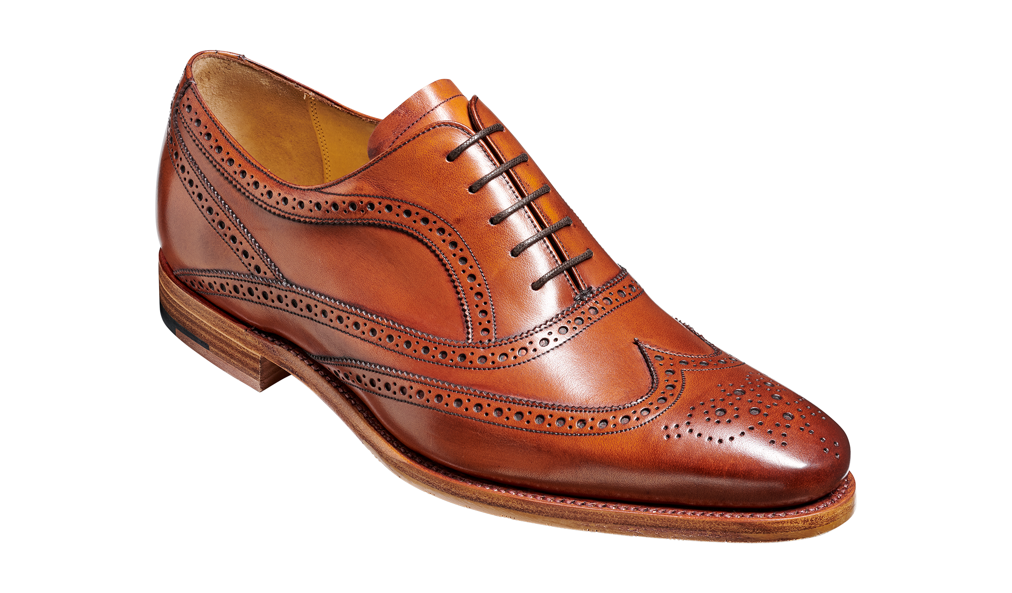 Turing - Antique Rosewood | Mens Oxford Brogue| | Barker