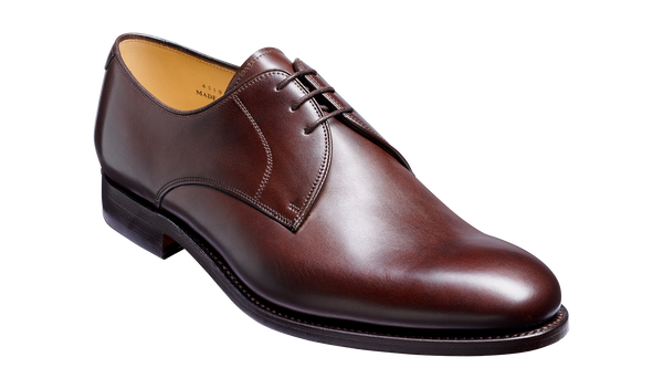 Barker For Russel & Bromley‎ Men’s 10.5 US / 10 UK Brown Derby Oxford Shoes Vintage Barker for Russel Bromley Brown Leather Shoes, Size  main image 3